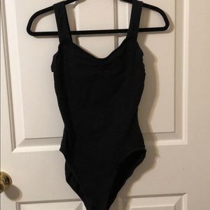 Classic black leotard